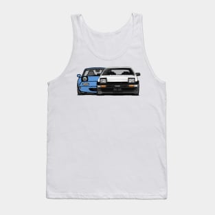 MX5 Miata vs AE86 Tank Top